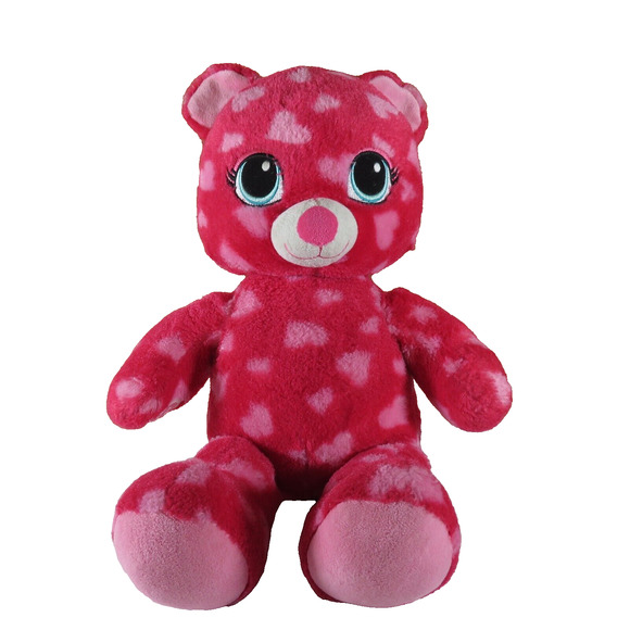 Build a Bear 17" Teddy Bear Red  Hearts Valentine Day 2015 Plush Stuffed Animal - Picture 13 of 14